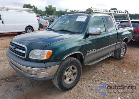 2001 Toyota Tundra Sr5 V8 из США, поврежденный, VIN 5TBRT34121S130727